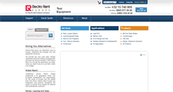 Desktop Screenshot of electrorent-europe.com